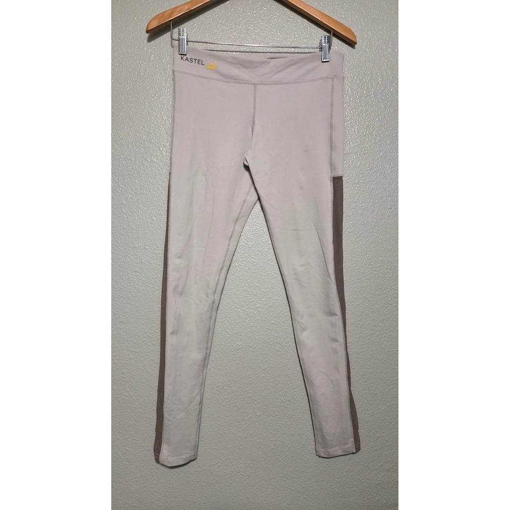 Kastel Denmark Active Leggings Medium Light Gray Coastal Equestrian Utility Chic
